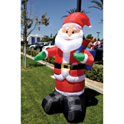 outdoor christmas inflatable santa